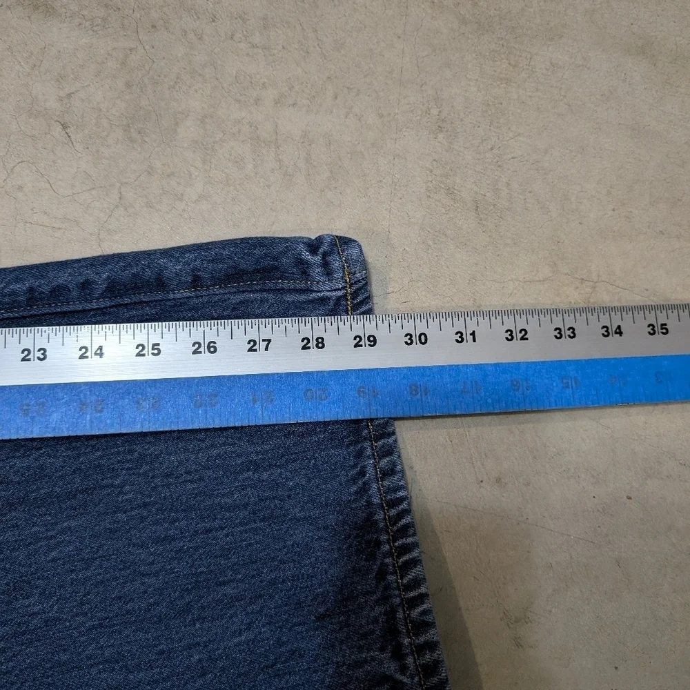 Y2K Levi's 501 Mens 42x30 (39x29) Denim Jeans Pants Blue Button Fly